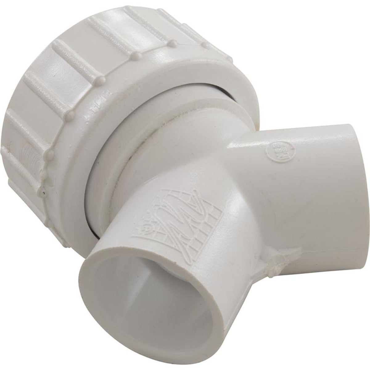 45 Wye, 1-1/2" Male Buttress Thread 1" Slip x Union, Low Pro