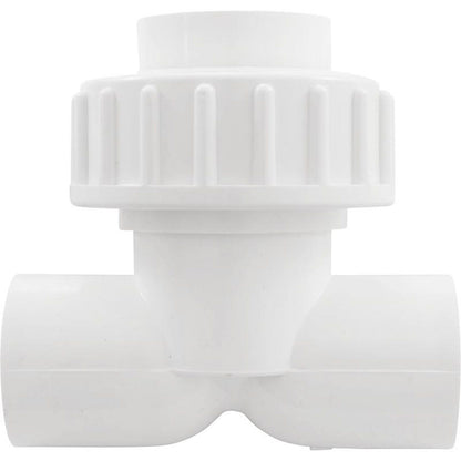 Union, Tee, Syllent, 1" Slip, with 40mm Adapter, Low Prof