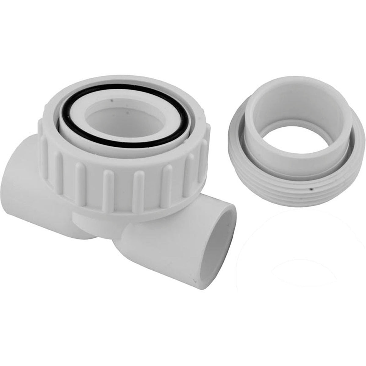 Union, Tee, Syllent, 1" Slip, with 40mm Adapter, Low Prof