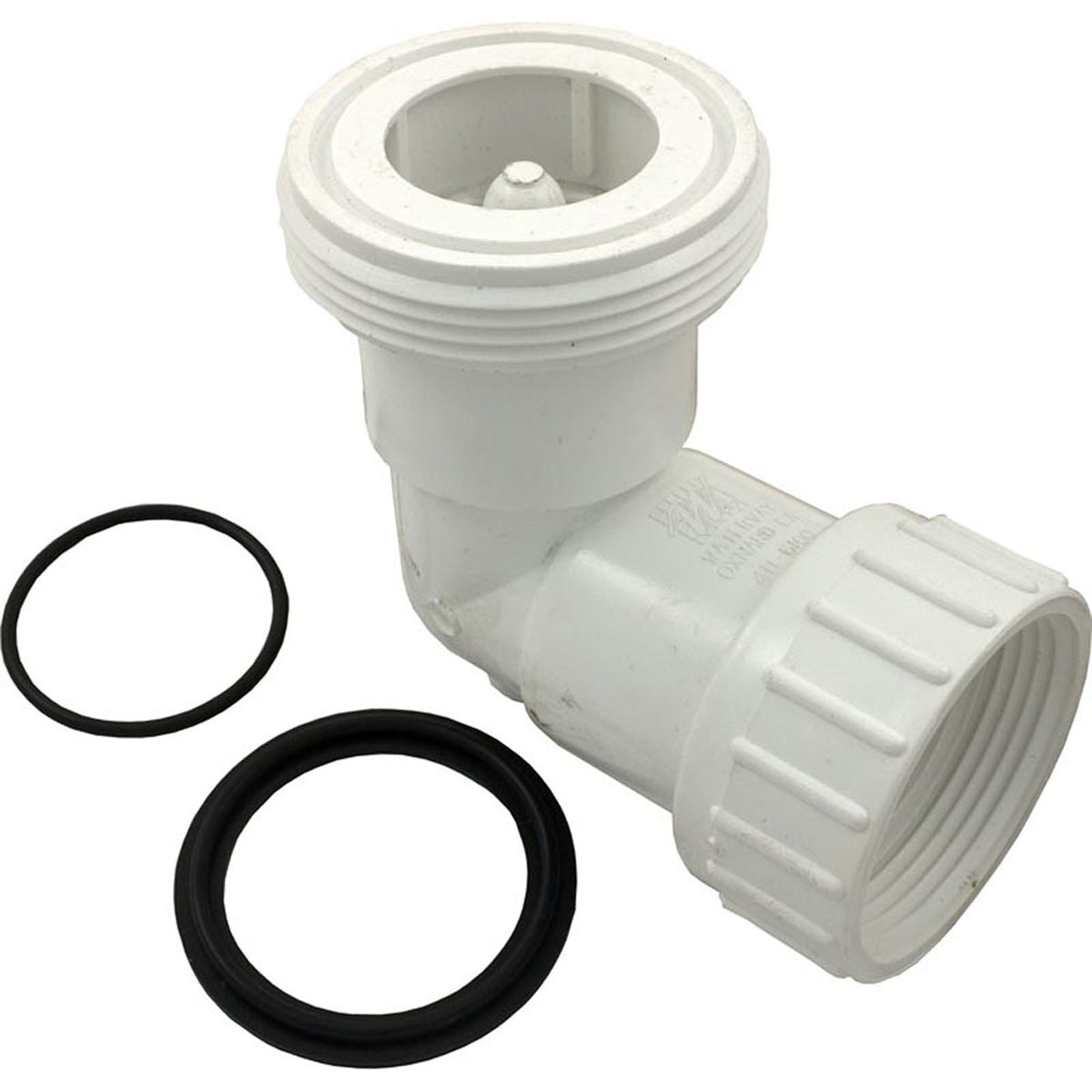 90 Elbow, HydroQuip, 1-1/2"fbt x 2"mbt, pump to Heater, w/T-well
