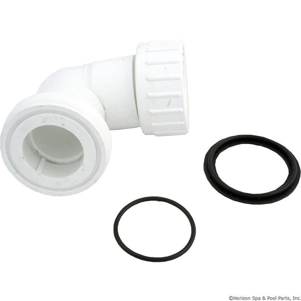 90 Elbow, HydroQuip, 1-1/2"x 2", pump to Heater, w/o t-well