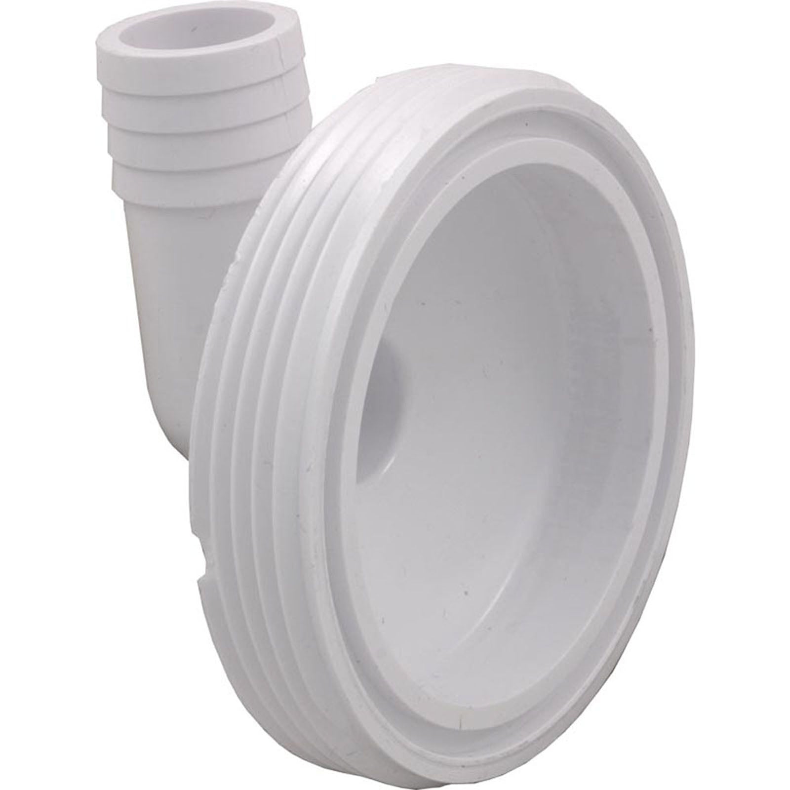 Tailpiece, Heater, 3" Male Buttress Thread x 1" Barb, 90 deg