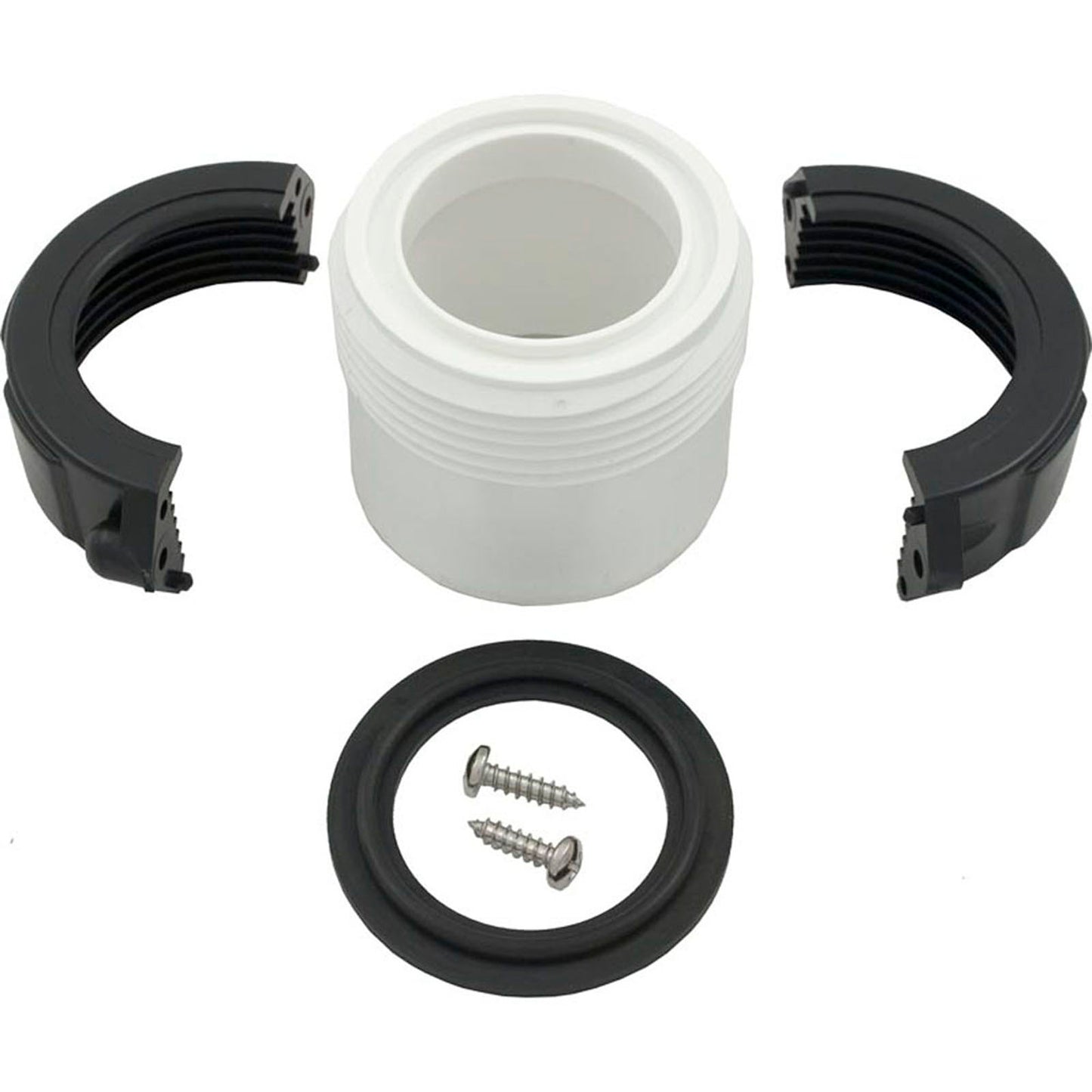 Pieza de cola, 1-1/2" MBT x 1-1/2" S, con tuerca dividida, calentador