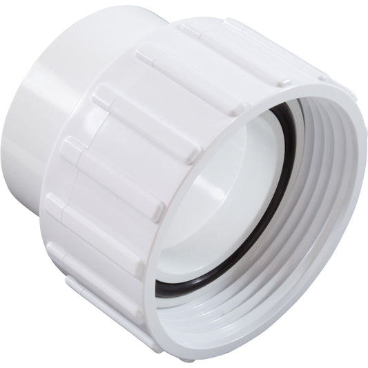 Half Union, Magic Plastics, 1-1/2"s x 1-1/2"fbt, Black