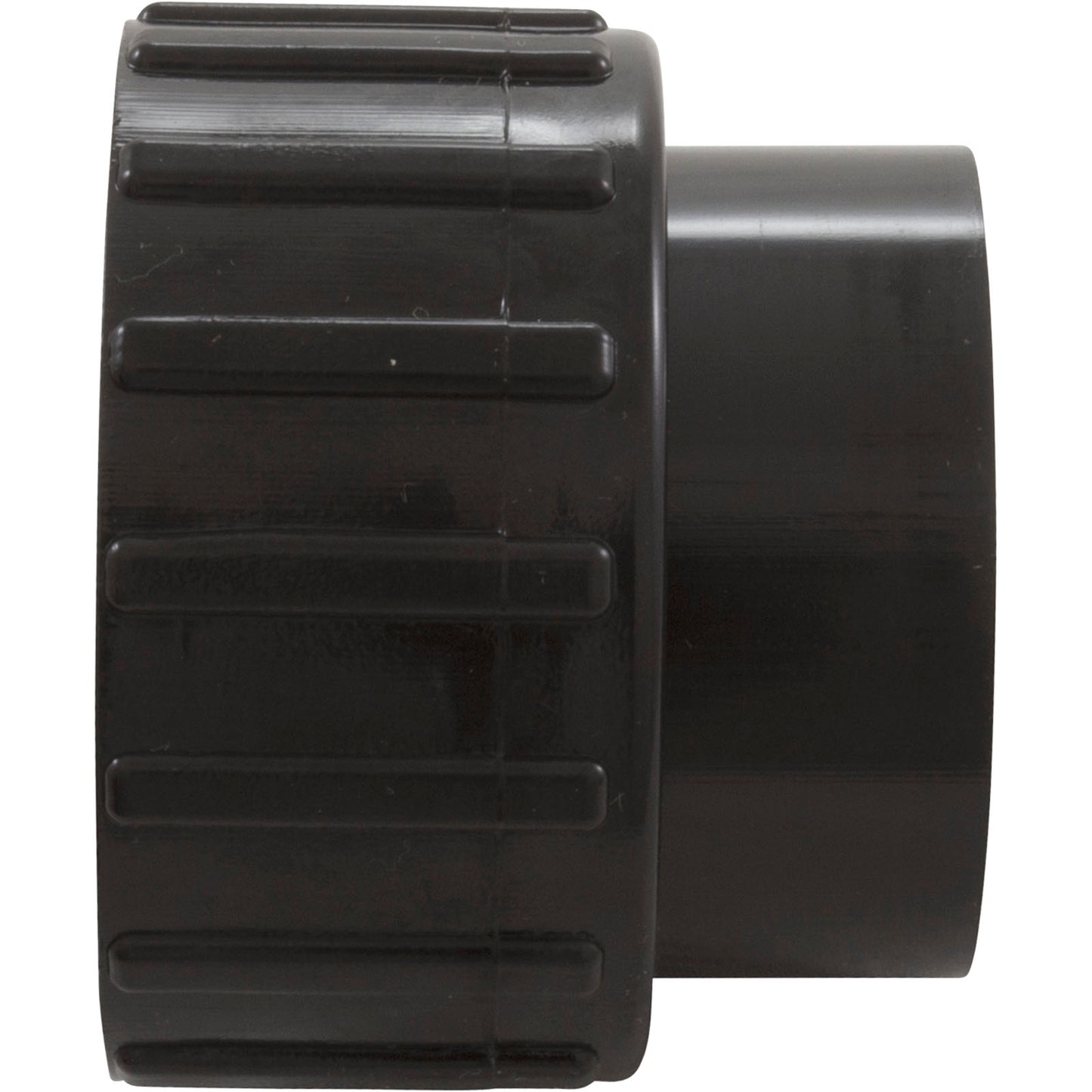 Half Union, Magic Plastics, 1-1/2"s x 1-1/2"fbt, Black