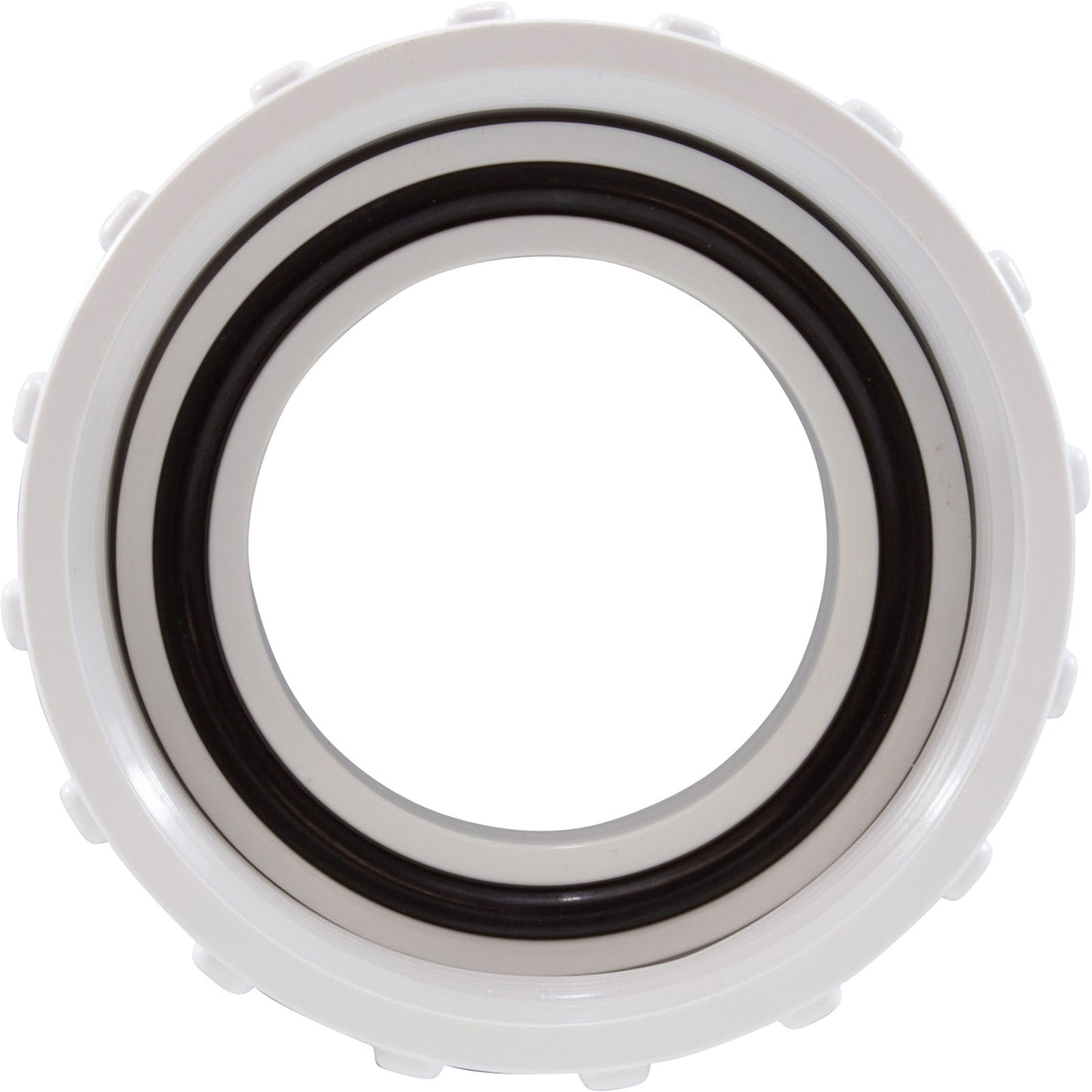 Half Union, Magic Plastics, 1-1/2"s x 1-1/2"fbt, Black