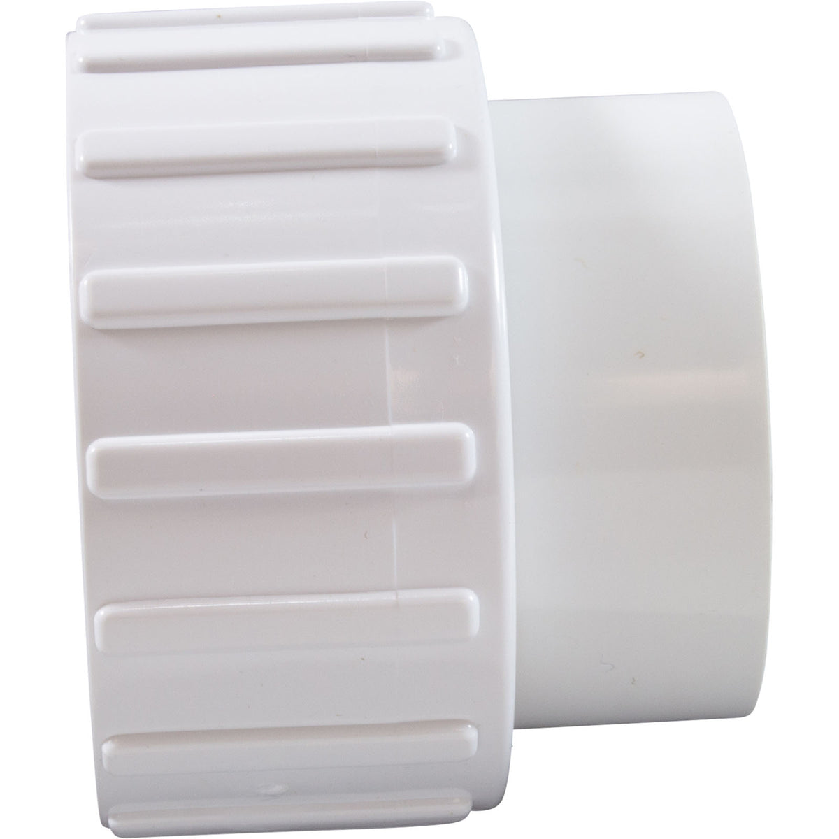 Half Union, Magic Plastics, 1-1/2"s x 1-1/2"fbt, Black