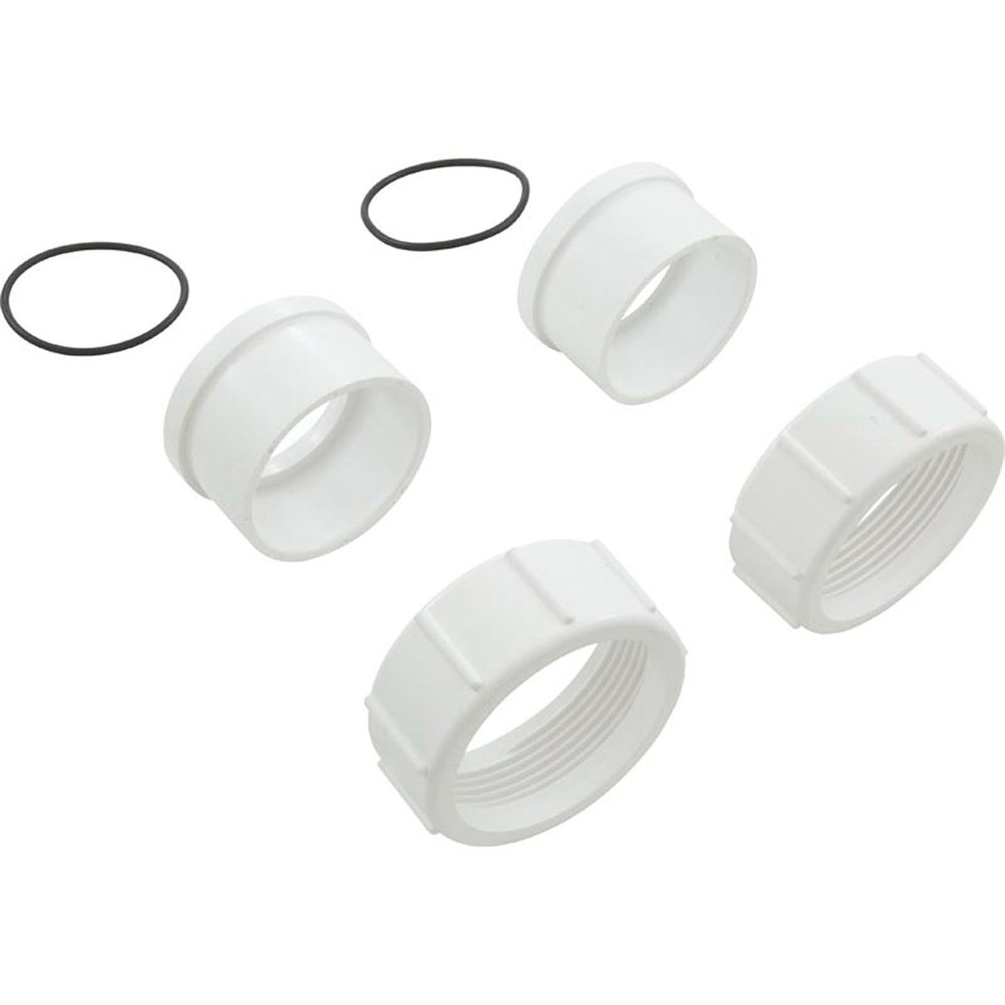 Pump Union, 2"Female Buttress Threadx2" Slip, wht Quantity 2