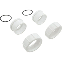 Raccord de pompe, filetage femelle de 2 po x 2 po à glissement, blanc Quantité 2