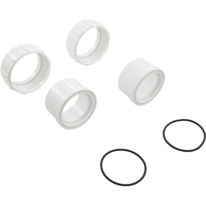 Pump Union, 2"Female Buttress Threadx2" Slip, wht Quantity 2