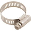 Stainless Clamp, 11/16" to 1-1/2"