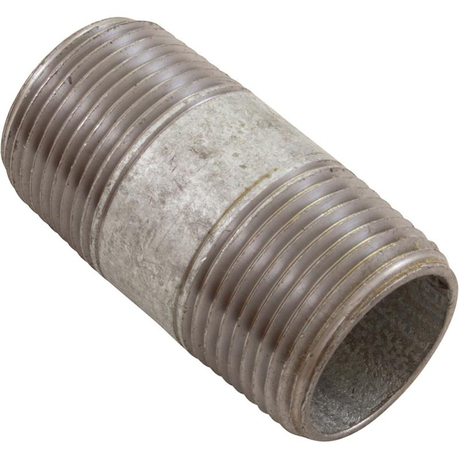 Nipple, Galvanized, 2" x 3/4" Male Pipe Thread