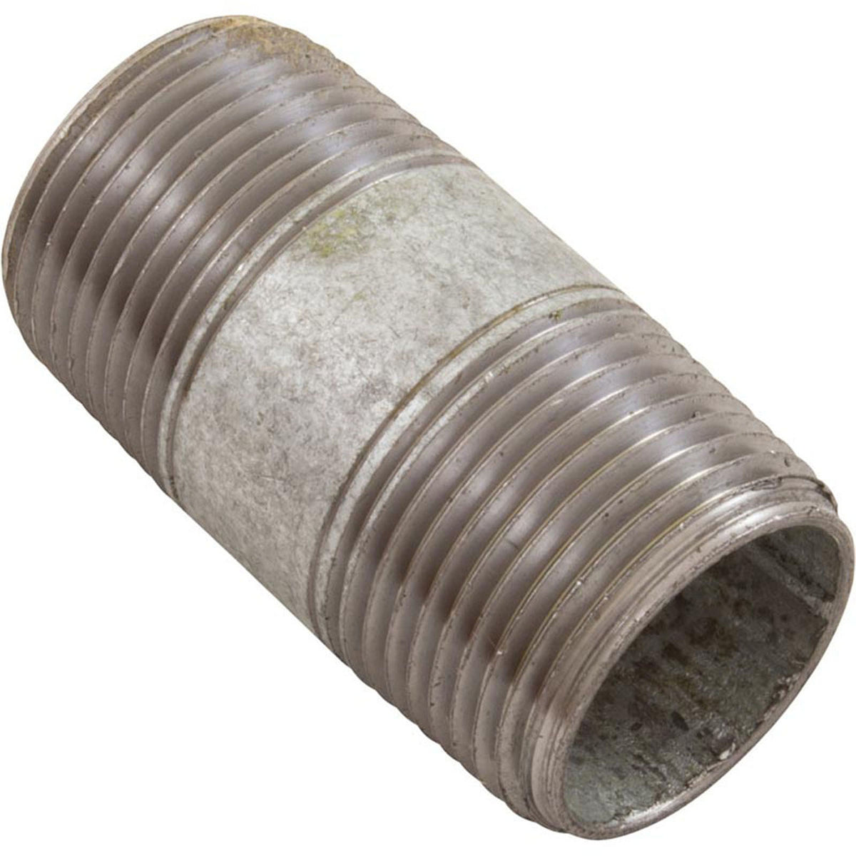 Nipple, Galvanized, 2" x 3/4" Male Pipe Thread