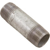Nipple, Galvanized, 3" x 3/4" Male Pipe Thread