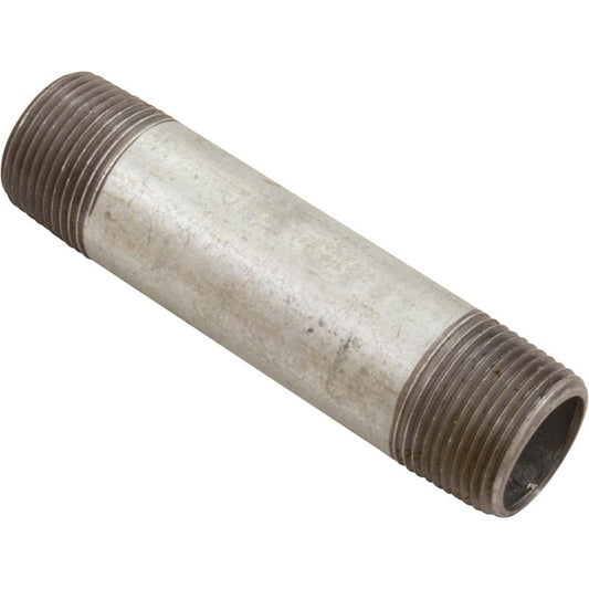 Nipple, Galvanized, 4" x 3/4" Male Pipe Thread
