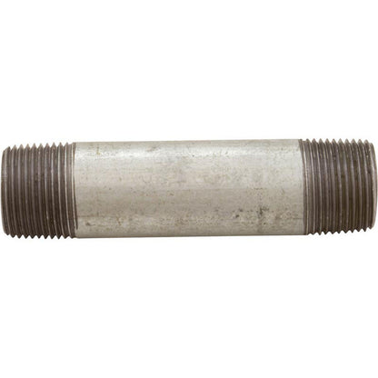 Nipple, Galvanized, 4" x 3/4" Male Pipe Thread
