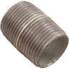 Nipple, Galvanized, 3/4" Male Pipe Thread x Close