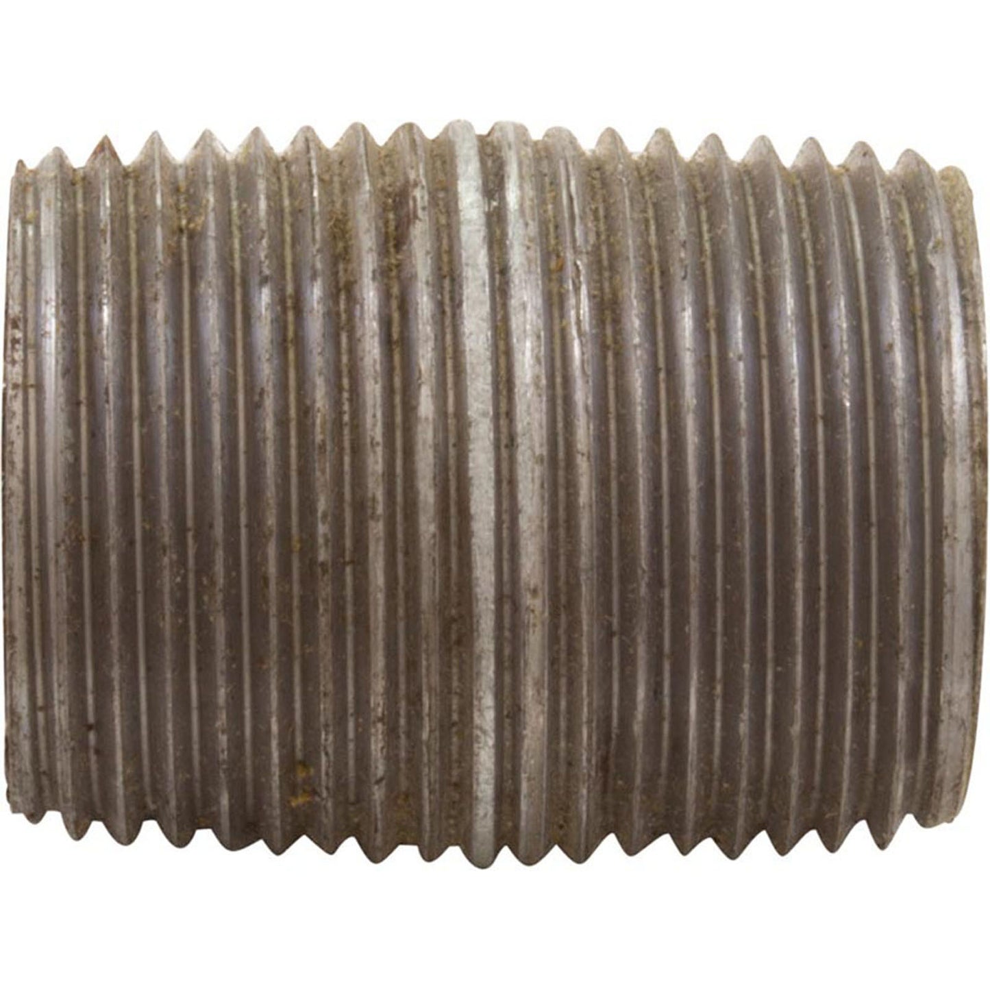 Nipple, Galvanized, 3/4" Male Pipe Thread x Close