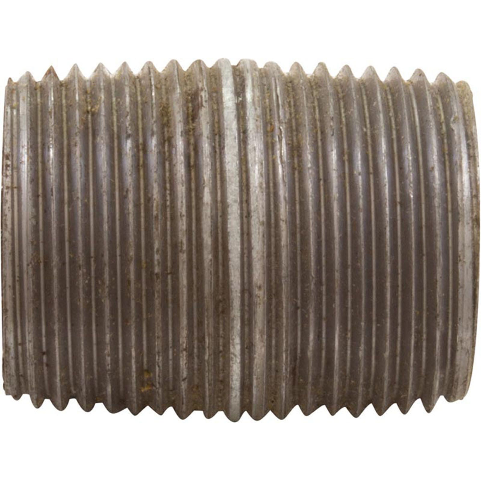Nipple, Galvanized, 3/4" Male Pipe Thread x Close
