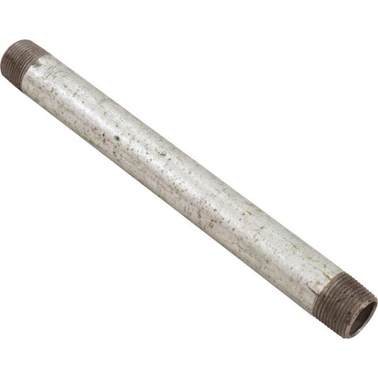 Nipple, Galvanized, 10" x 3/4" Male Pipe Thread