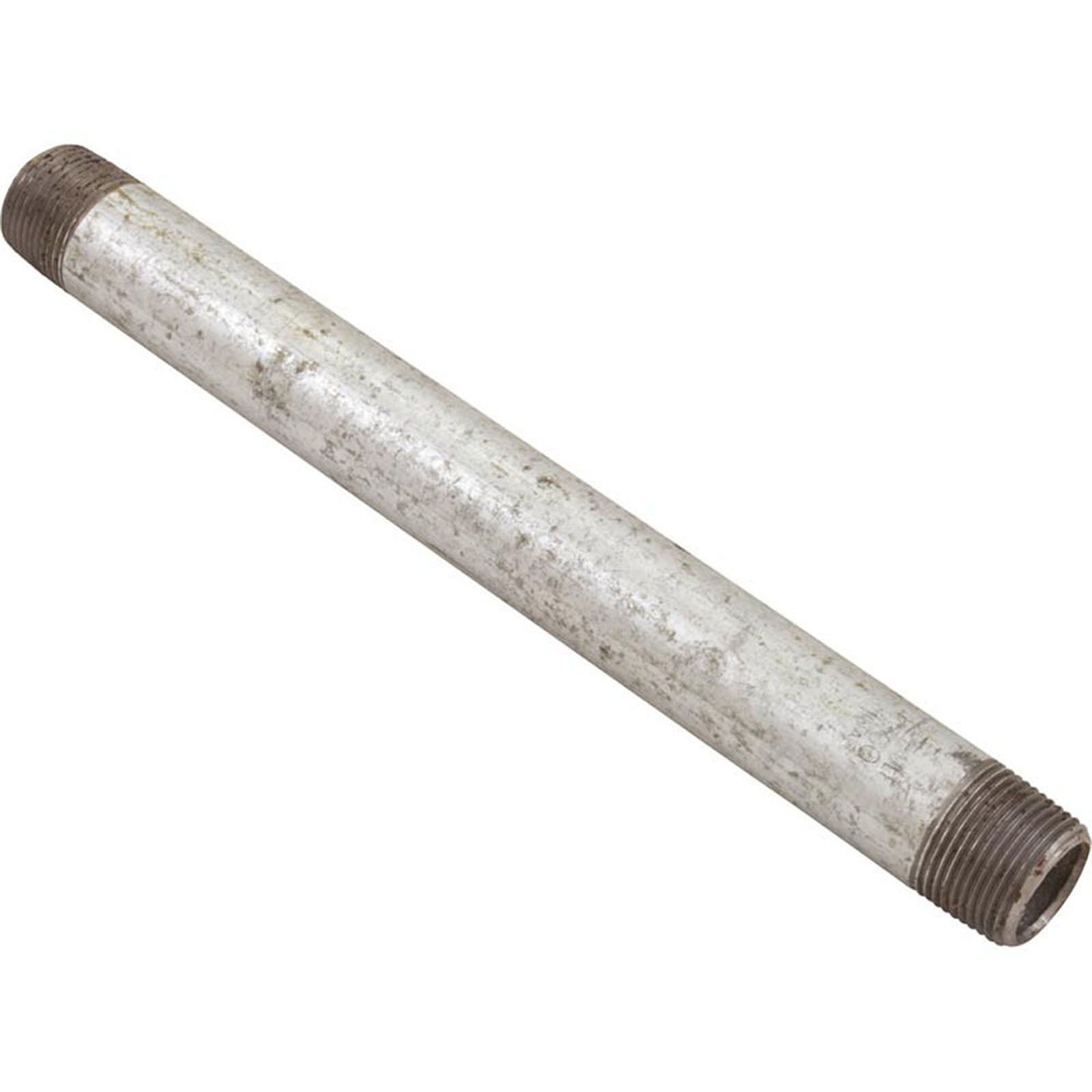 Nipple, Galvanized, 10" x 3/4" Male Pipe Thread