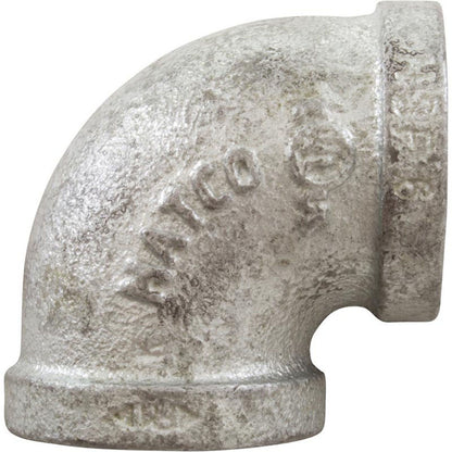 90 Elbow, Galvanized, 3/4" Female Pipe Thread