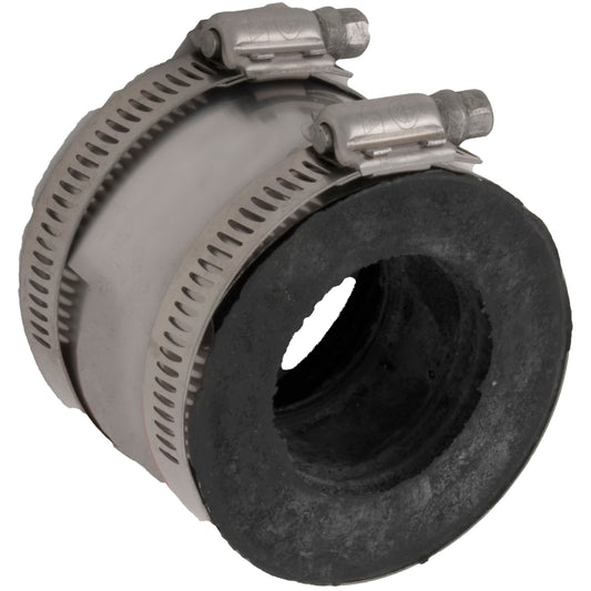 Coupling, No Hub, 2" PVC to 1-1/2" Copper/1-1/4" PVC