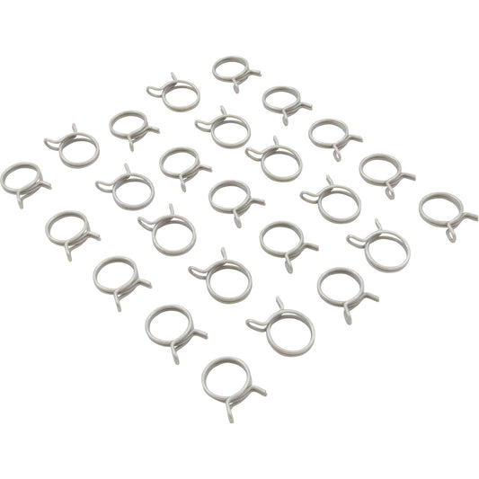 Tubing Clamp, 1.000" Ideal OD, Double Wire, Quantity 25