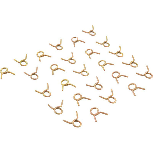 Collier de serrage pour tube, diamètre extérieur idéal de 0,375 po, fil simple, quantité de 25