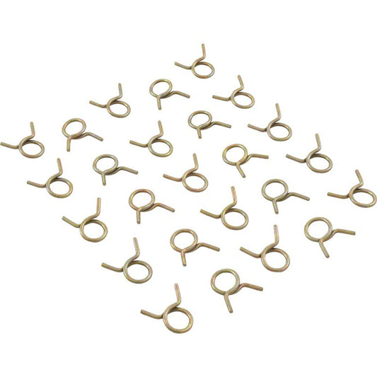 Collier de serrage pour tube, diamètre extérieur idéal de 17/32 po, fil simple, quantité de 25