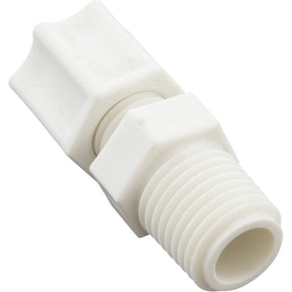 Compression Fitting, Generic, 1/4"mpt x 1/4" Tube, Plastic