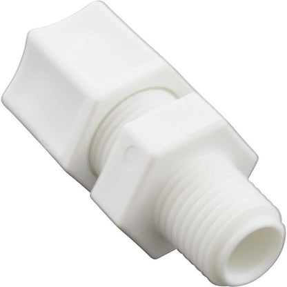 Compression Fitting, Generic, 1/4"mpt x 3/8" Tube, Plastic