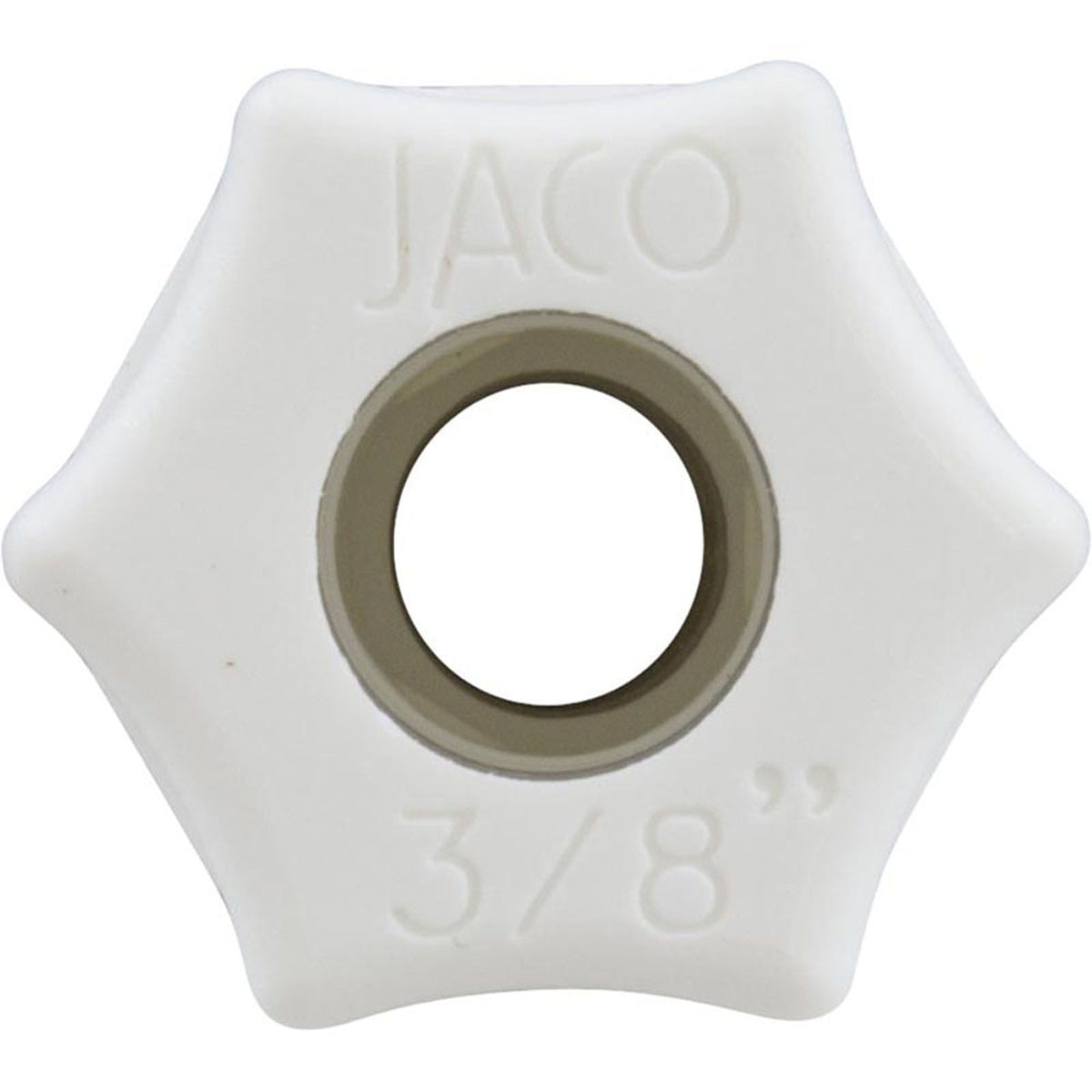 Compression Fitting, Generic, 1/4"mpt x 3/8" Tube, Plastic