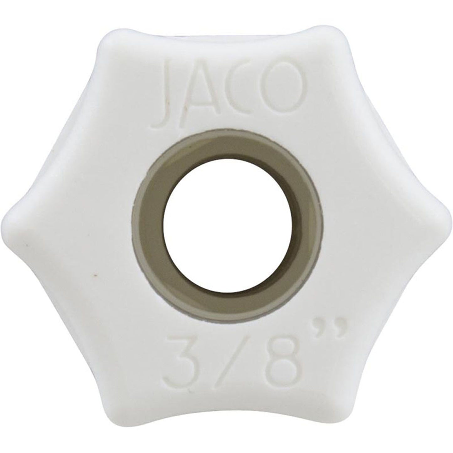 Compression Fitting, Generic, 1/4"mpt x 3/8" Tube, Plastic