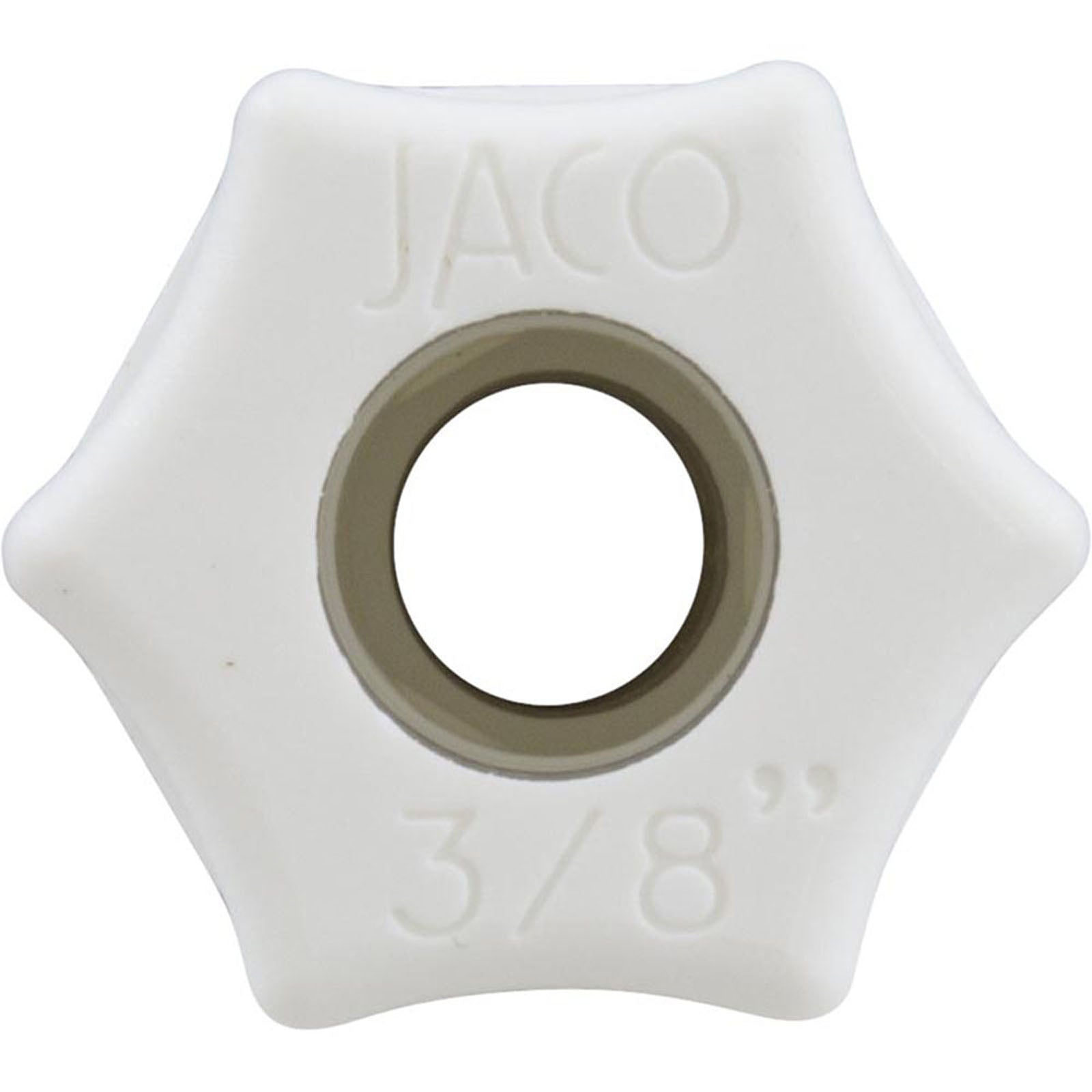 Compression Fitting, Generic, 1/4"mpt x 3/8" Tube, Plastic