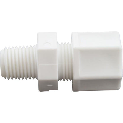Compression Fitting, Generic, 1/4"mpt x 3/8" Tube, Plastic