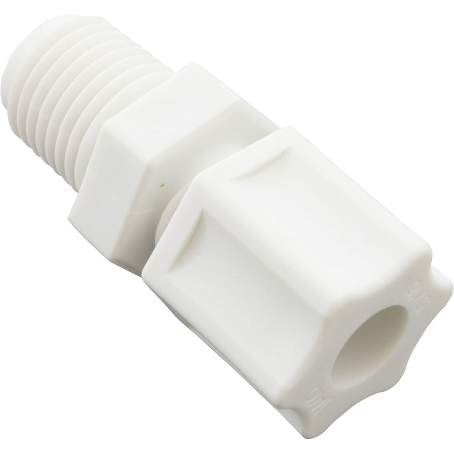 Compression Fitting, Generic, 1/4"mpt x 5/16" Tube, Plastic