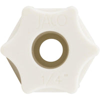 Compression Fitting, Generic, 1/8"mpt x 1/4" Tube, Plastic