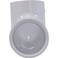 90 Elbow, Dura, 2-1/2" Slip x 2-1/2" Slip