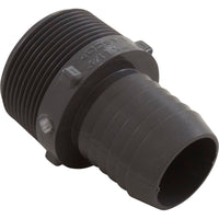 Barb Adapter, Lasco, 1-1/2"mpt x 1-1/4"b, PVC