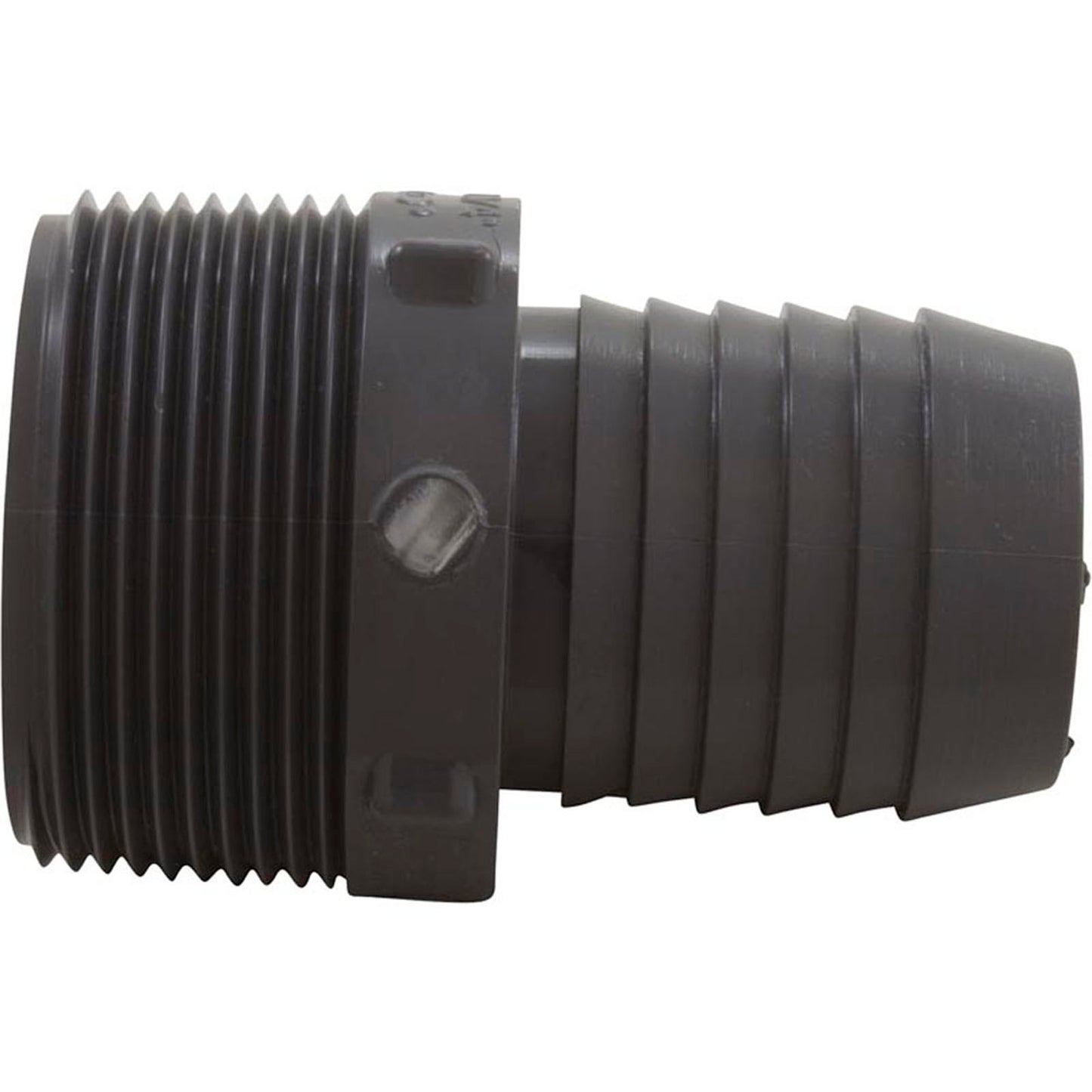 Adaptador de púas, Lasco, 1-1/2"mpt x 1-1/4"b, PVC