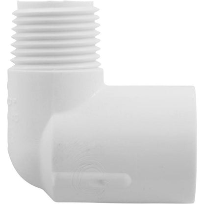 Codo de 90°, 1/2" de deslizamiento x rosca macho de 1/2"