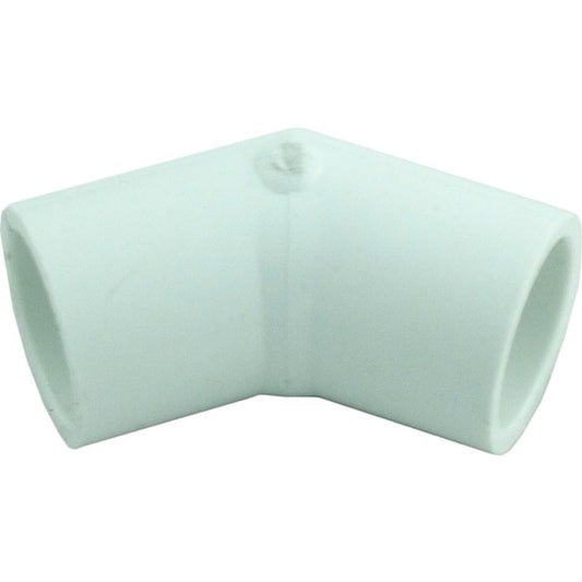 Codo 45, 1/2" de deslizamiento x 1/2" de deslizamiento