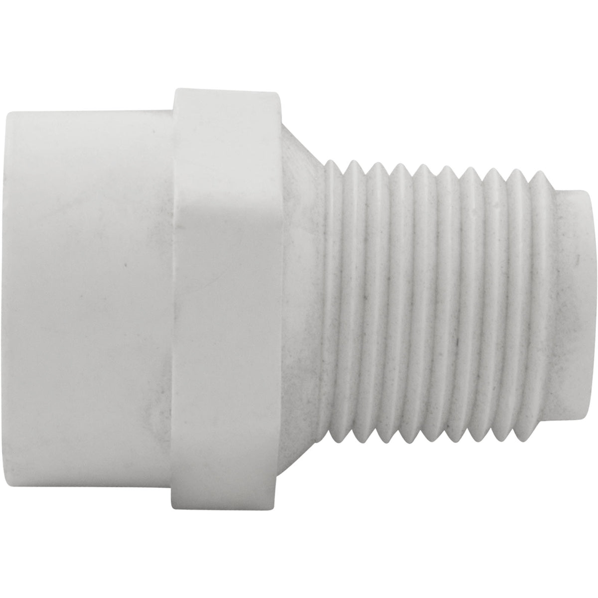 Reducer, Lasco, 3/8" mpt x 1/4" fpt, SCH40 PVC