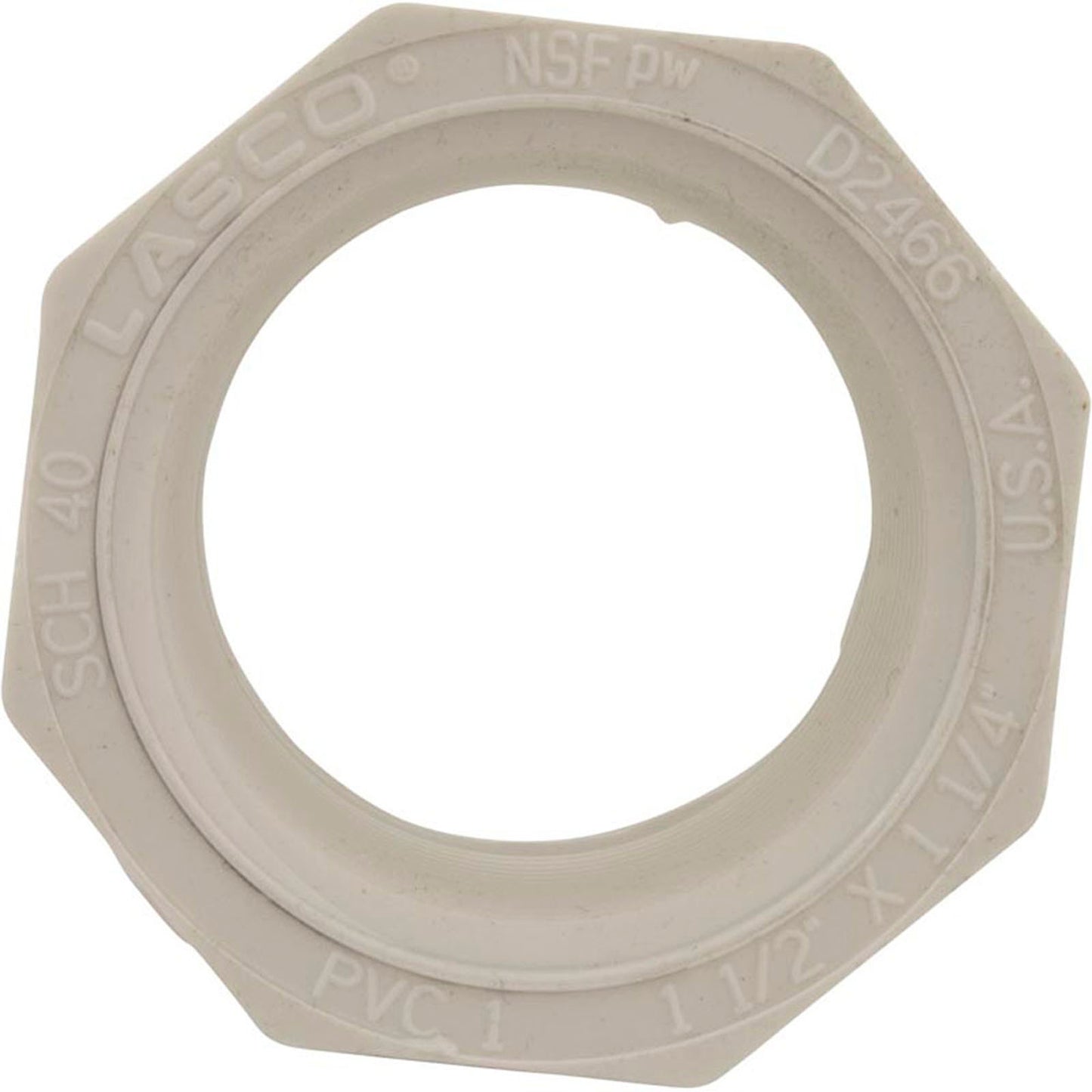 Reductor, espiga de 1-1/2" x rosca hembra de 1-1/4"