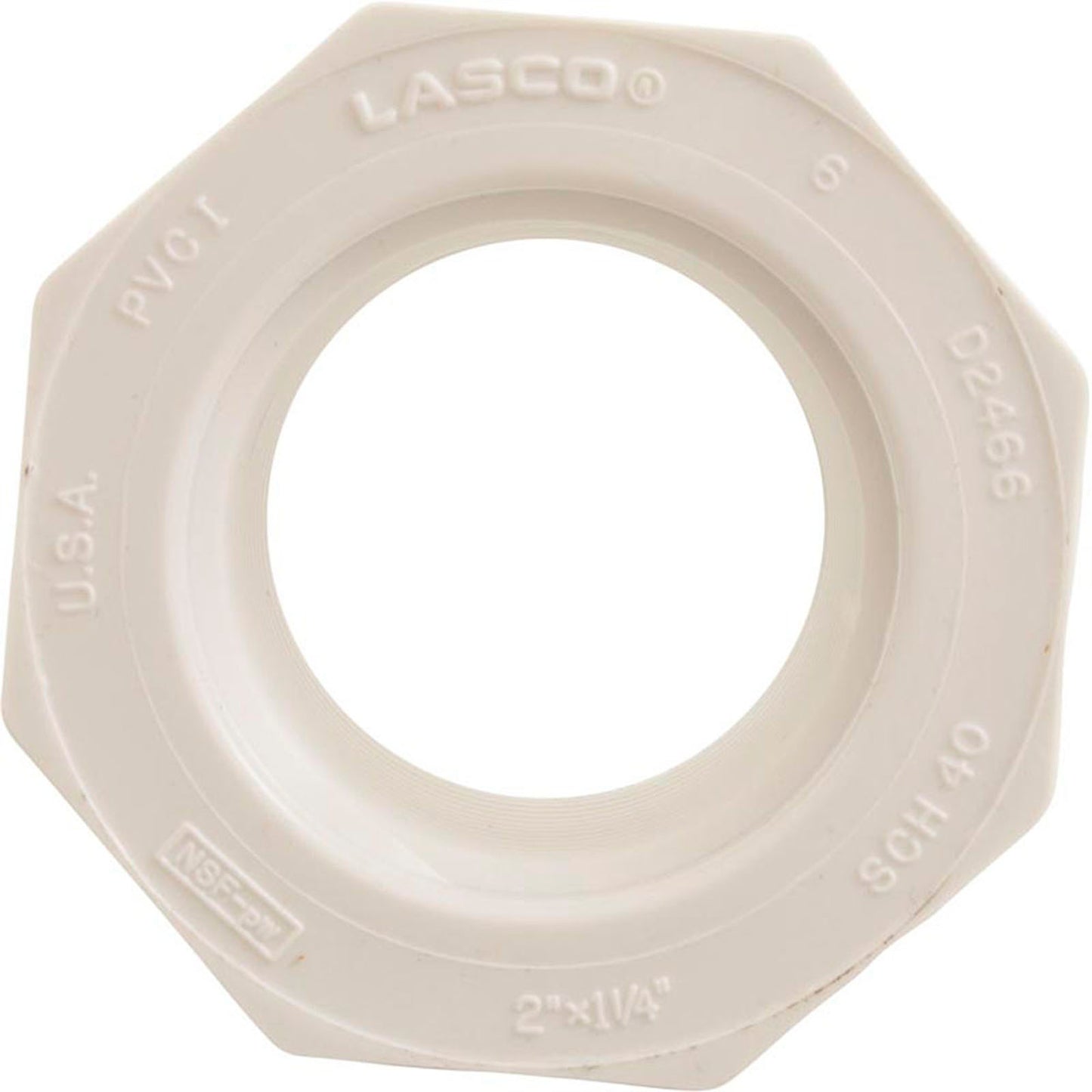 Reducer, 2" Spigot x 1-1/4" Female Pipe Thread