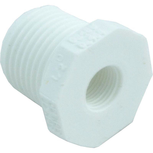 Reducer, 1/2" Male Pipe Thread x 1/8" Female Pipe Thread