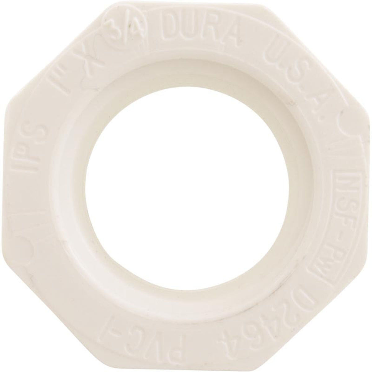 Reducer, Lasco, 1"mpt x 3/4"fpt, SCH40 PVC