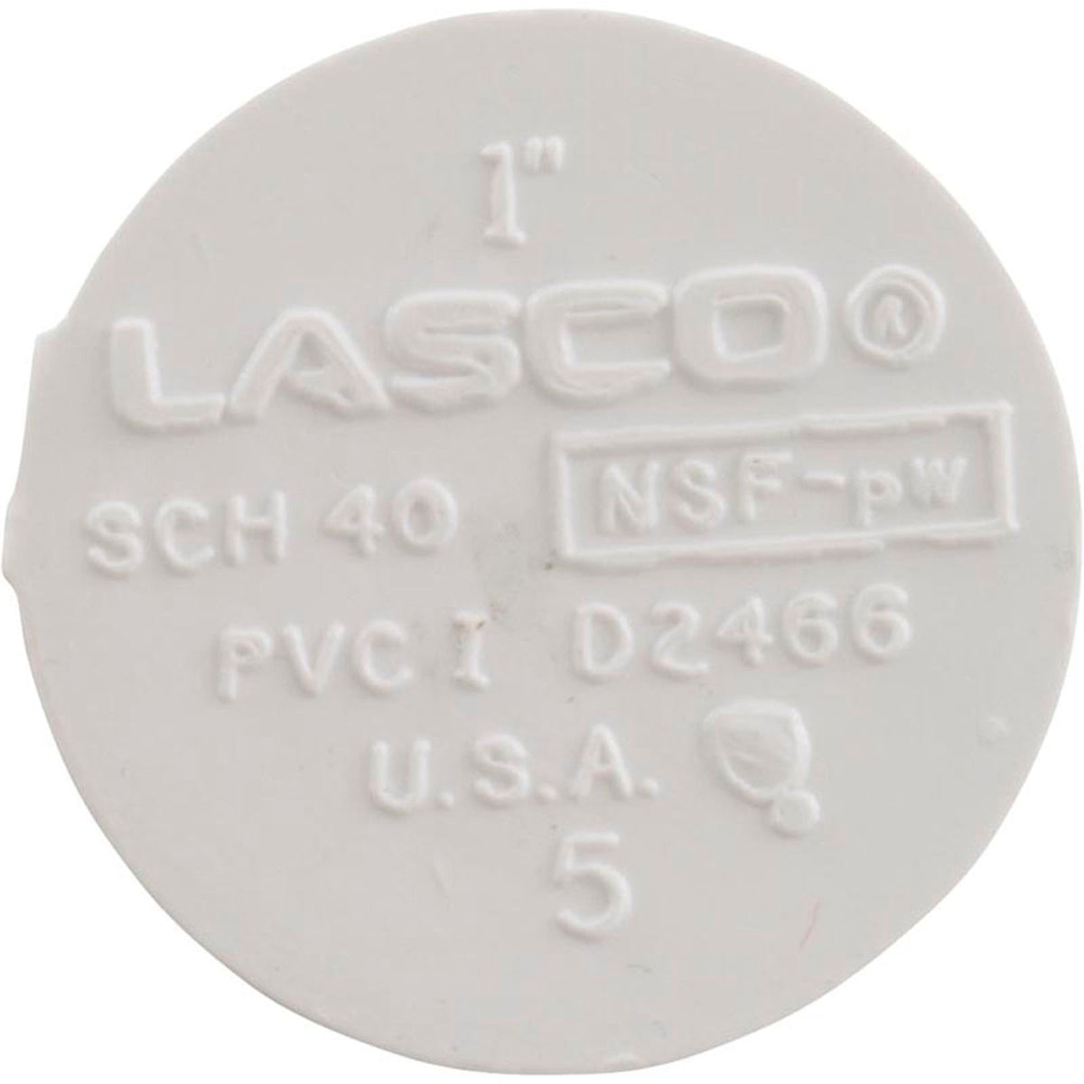 Plug, Lasco, 1" Spigot