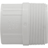 Reducer, Lasco, 2" Male Pipe Thread x 1-1/2" Slip, SCH40 PVC